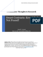 Smart Contracts: Error! Code Not Found!