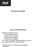 disciplinaridade