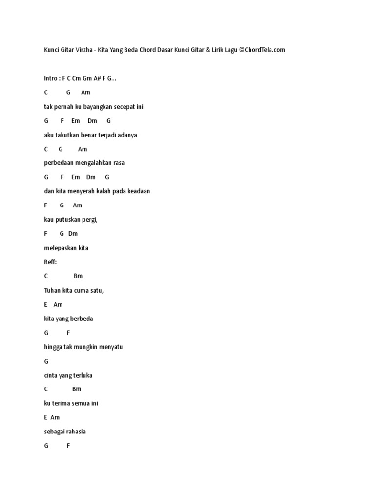 Chord Orang Ketiga Vicky Salamor Chordtela