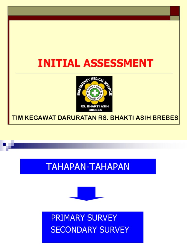 Initial Assessment In Emergency Care Pdf Wellness Lifestyle