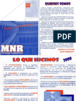 MNR (2009) - Volante Humanidades Elección