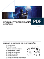 LyC 2018 10 Sesión 12 SP El Punto y Coma Los Dos Puntos y Las Comillas