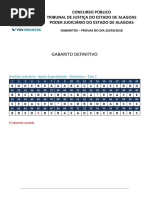 Gabarito Definitivo Concurso Publico Tribunal De Justica Do