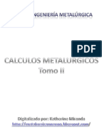 Calculos Metalurgicos - Tomo II