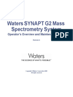 Waters Synapt g2 Mass Spectrometry System Oomgra