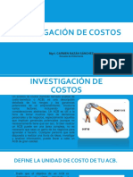 Investigación de Costos