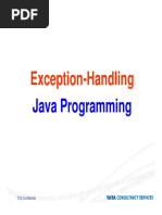 Exception-Handling: Java Programming