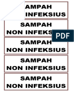 Tempat Sampah Non Infeksius