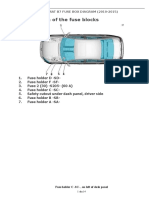 Volkswagen Passat b7 Fuse Box Diagram