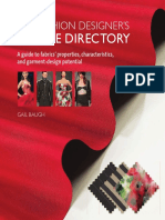 The Fashion Designer s Textile Directory a Guide to Fabrics Properties Characteristics and Garment Design Potential