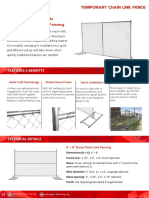 Temporary Chain Link Fence Catalog