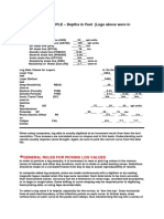 Shaly Sand Example - Depths in Feet (Logs Above Were in Meters) Raw Data Picks S