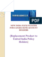 New India Flexi Floater For Canara Exisitng Policy Holderrs 2017