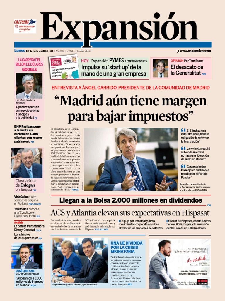 25 06 Expansión | PDF | Pequeñas y medianas empresas | Unión Europea