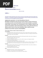 G.R. No. 181626 May 30, 2011 SANTIAGO PAERA, Petitioner, People of The Philippines, Respondent