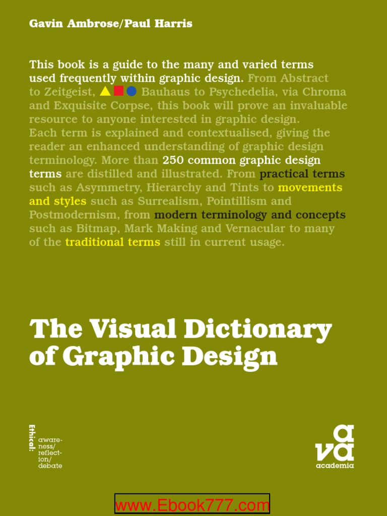 The Visual Dictionary of Graphic Design | PDF | Typefaces | Sans Serif