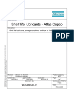 Shelf Life Lubricants - Atlas Copco