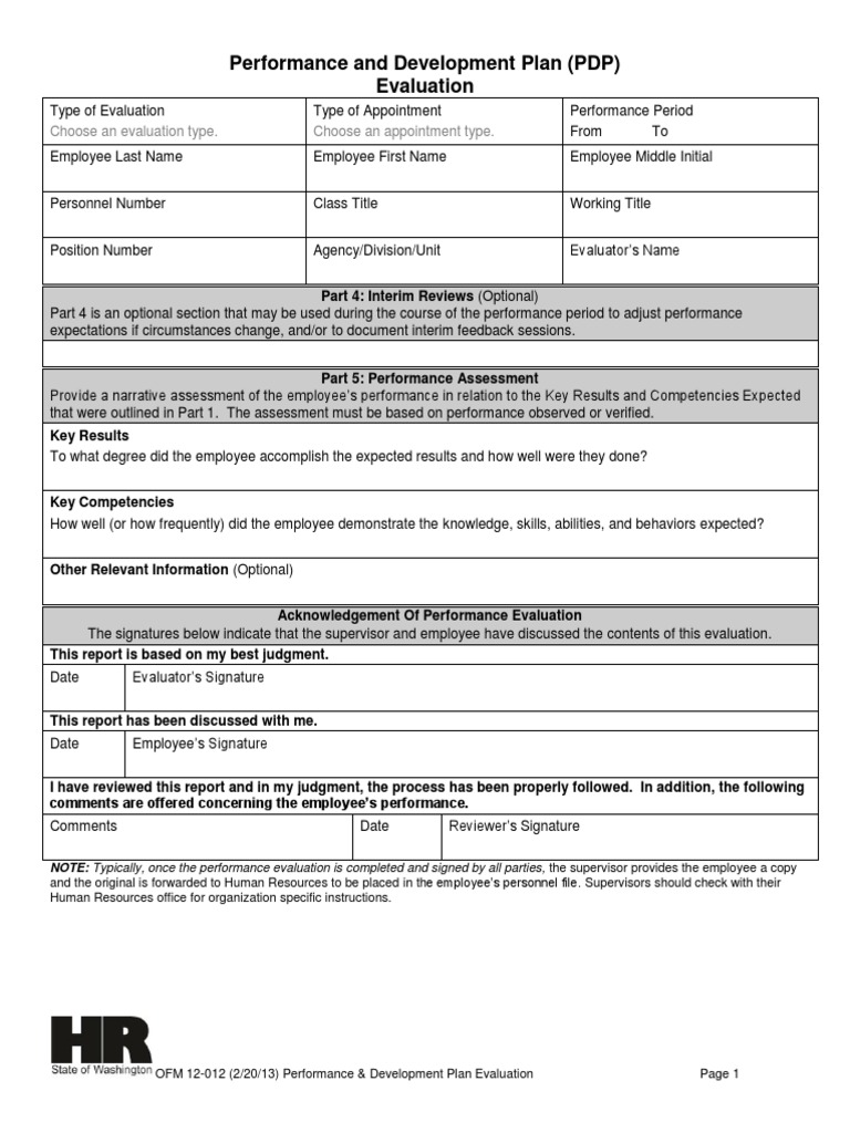 PDP Evaluation Process Overview | PDF | Performance Appraisal | Evaluation
