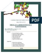 Informe 13 Drogas Cardiotónicos y Saponósidos (2