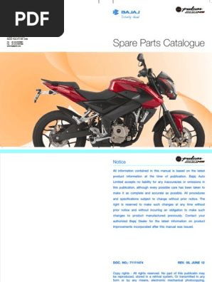 ns 200 spare parts price list