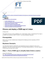 Choose and Deploy A FIORI App in 5 Steps