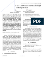 Effect of Geotexile and Coir Geocell On CBR Strength of Subgrade Soil