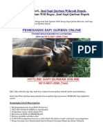 0812-9627-2689 (Tsel), Jual Sapi Qurban Wilayah Depok, Bursa Hewan Qurban Will Bogor, Jual Sapi Qurban Depok