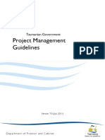 Tasmanian Government Project Management Guidelines V7 0 July 2011 2