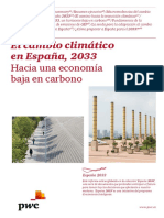 El Cambio Climatico en Espana 2033 PDF