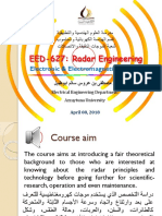 EED-627: Radar Engineering: Electronic & Electromagnetic System