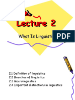 What Is Linguistics