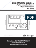 Manual Minipa 2552 1100 BR