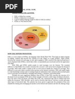 Q.1) Relation Between XML, HTML, SGML. Relation Between XML and HTML