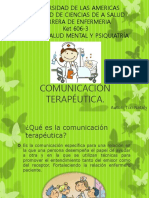 Comunicación Terapéutica