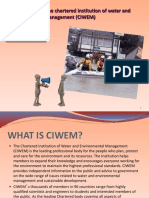 What, Why and How?: Membership of The Chartered Institution of Water and Environmental Management (CIWEM)