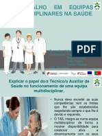 Uf 5 Trabalho Em Equipas Multidisciplinares Na Saúde