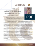 Limites da utilização de princípios do processo judicial no processo administrativo - Maria Sylvia Zanella