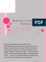 Hubungan Internal Dan Eksternal