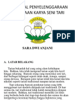 Proposal Penyelenggaraan Peragaan Karya Seni Tari