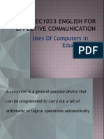 Gec1033 English For Effective Communication