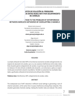 Una Propuesta de Solución Al Problema de La Interferencia Entre Redes Wifi Por Solapamiento de Canales PDF