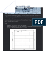 Calculo de Cantidad de Block Por Metro Cuadrado