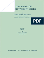 Moulton, James Hope - A Grammar of New Testament Greek (Volume 1)