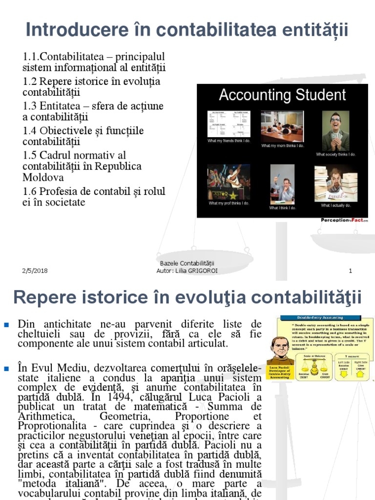 Introducere in Contabilitate | PDF