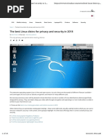 The Best Linux Distro For Privacy and Security in 2018
