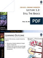 Lecture 1.2 Organic Chemistry - MK