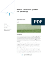 Pesticide Authentication by Portable FTIR Spectroscopy: Application Note