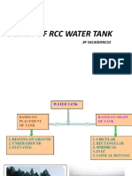 Design of RCC Water Tank: by Sacademicus