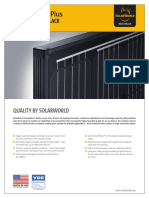 Sunmodule Plus SW 280 Mono Black Solar Datasheet