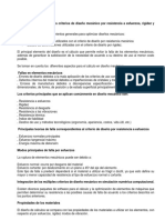 Análisis diseño mecánico criterios resistencia rigidez vibración